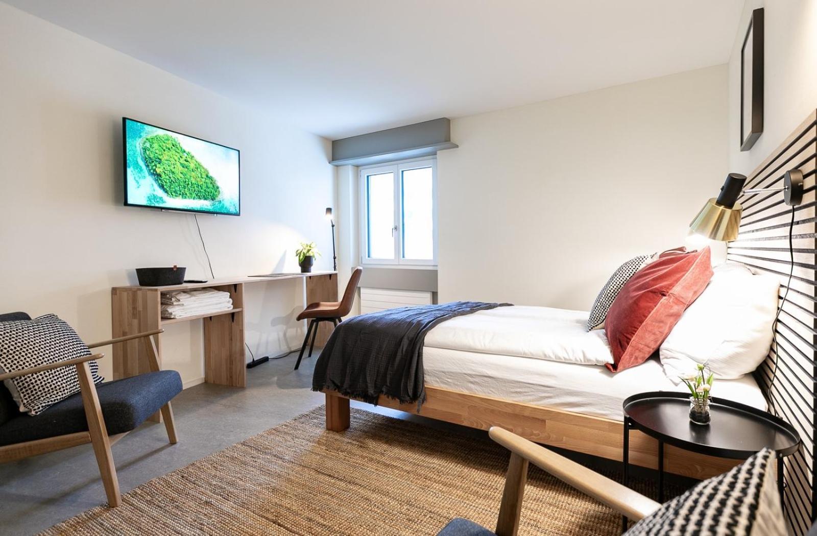 Inn Joy Apartments - Sankt Gallen Center Bagian luar foto
